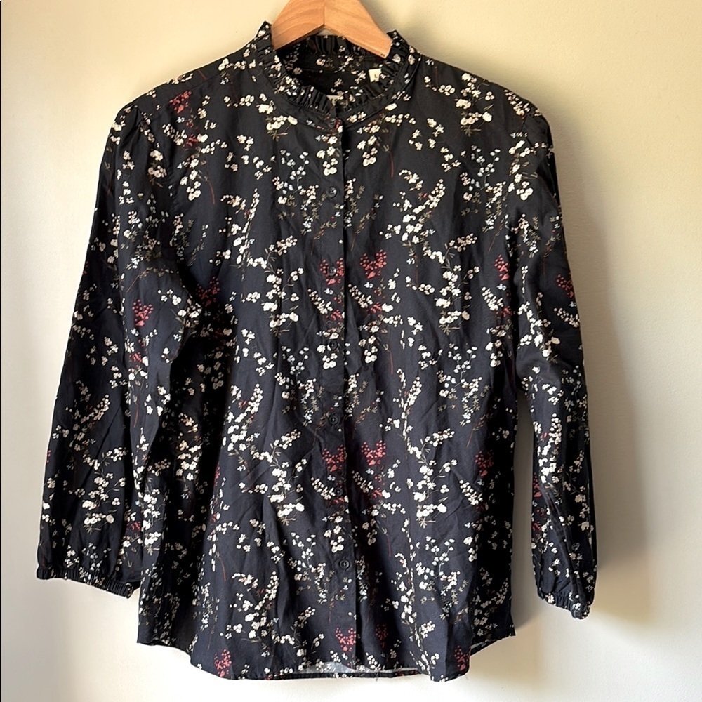 NWT‼️Orvis Sierra printed brushed button up shirt size L